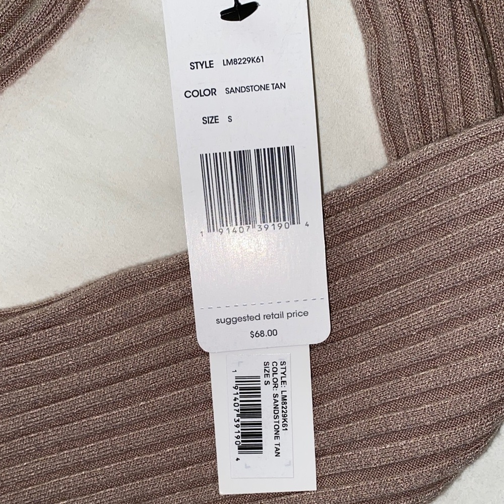 Liverpool Ribbed Long Sleeve Sweater,SM - Picture 8 of 8